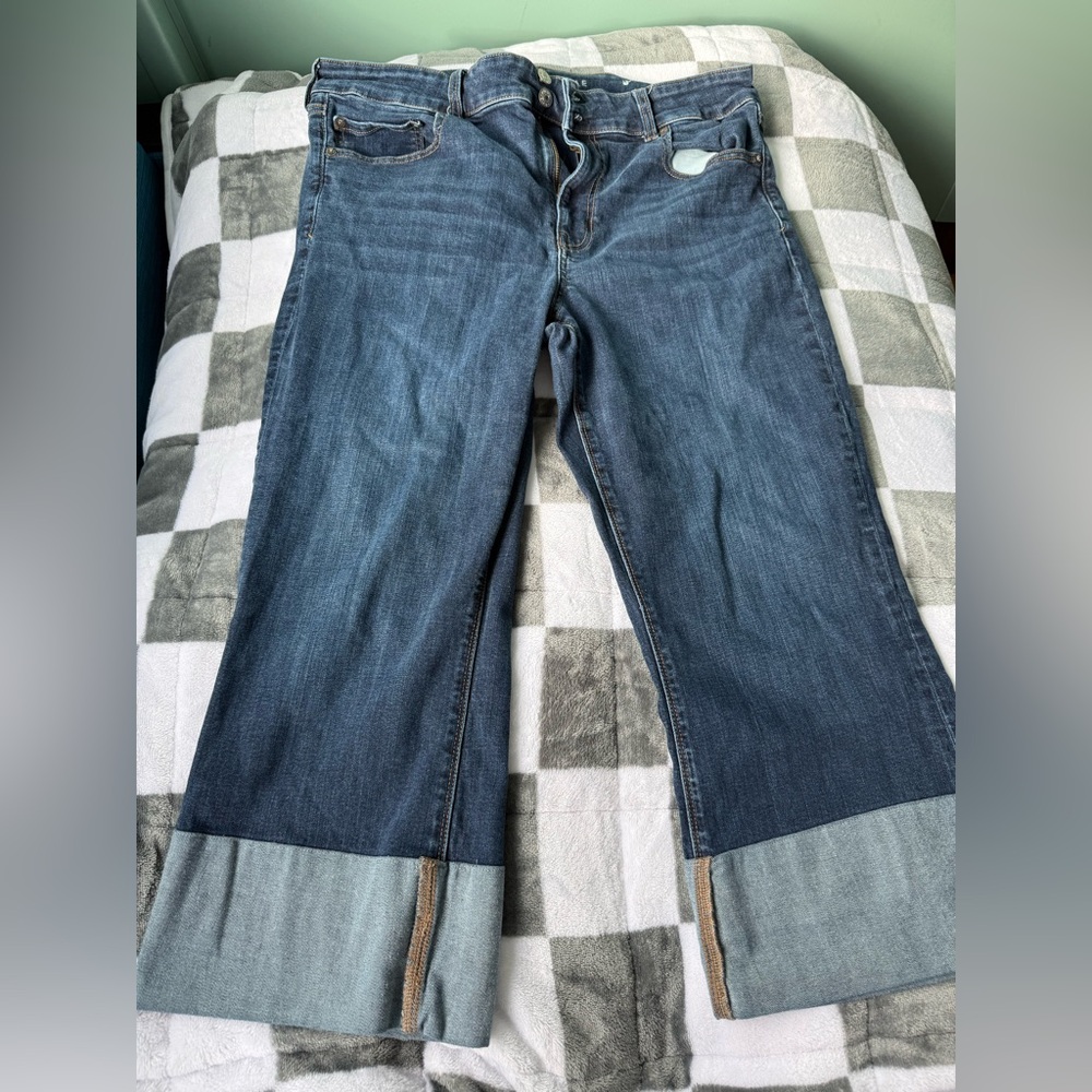 American Eagle Outfitters Dark Blue Flare Jeans